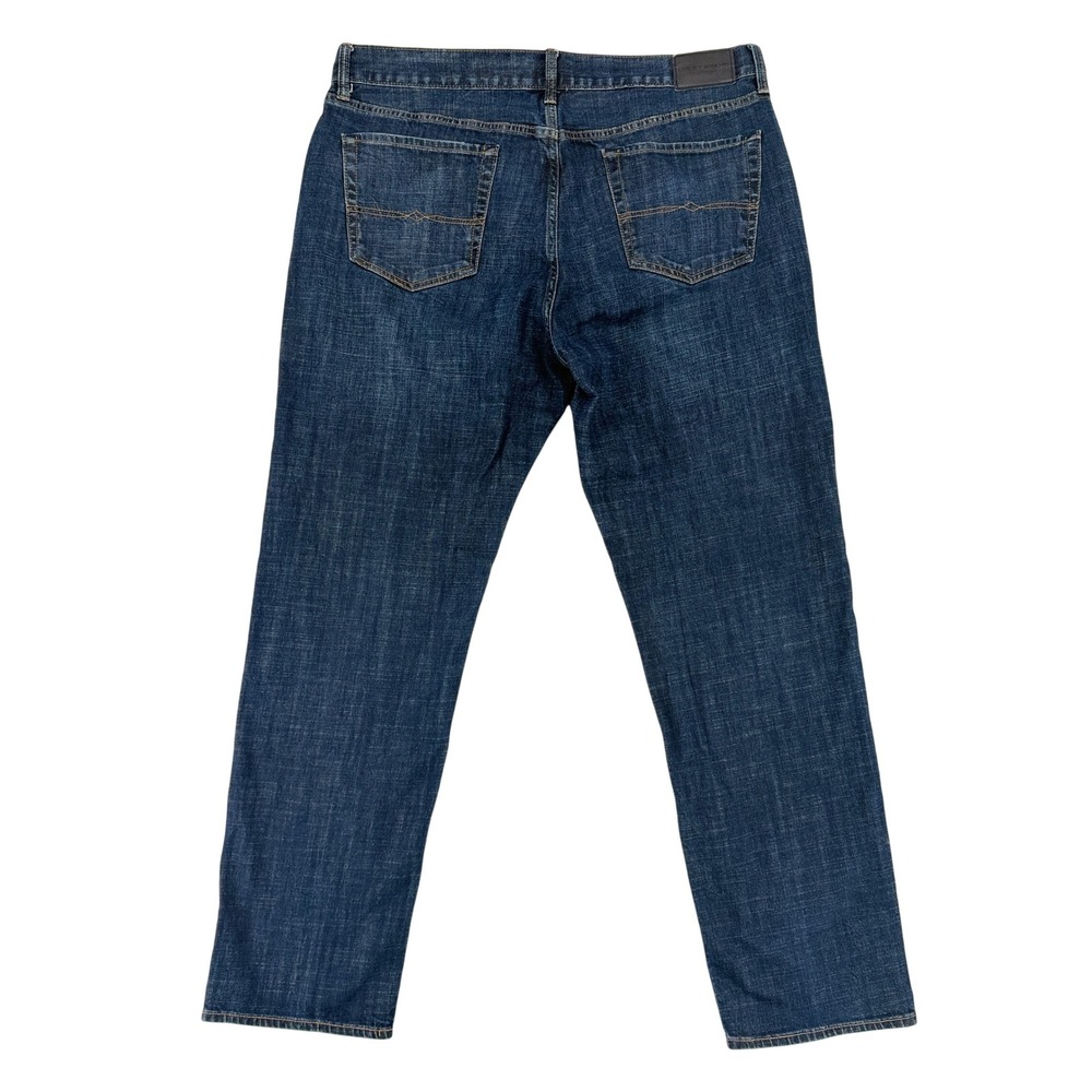 Lucky Brand 329 Classic Straight Mens Jeans Dark Wash Denim 40x34 Indigo Blue - Picture 2 of 8